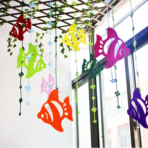 幼儿园装饰挂饰教室用品走廊环境布置吊饰怎么