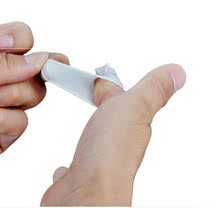 橡胶指套包乳白色邮卷指套防静电耐用300克一次性指套防护。