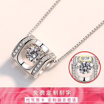 /之KXDUN银卡希女款天使吻盾简约版吊坠韩项链